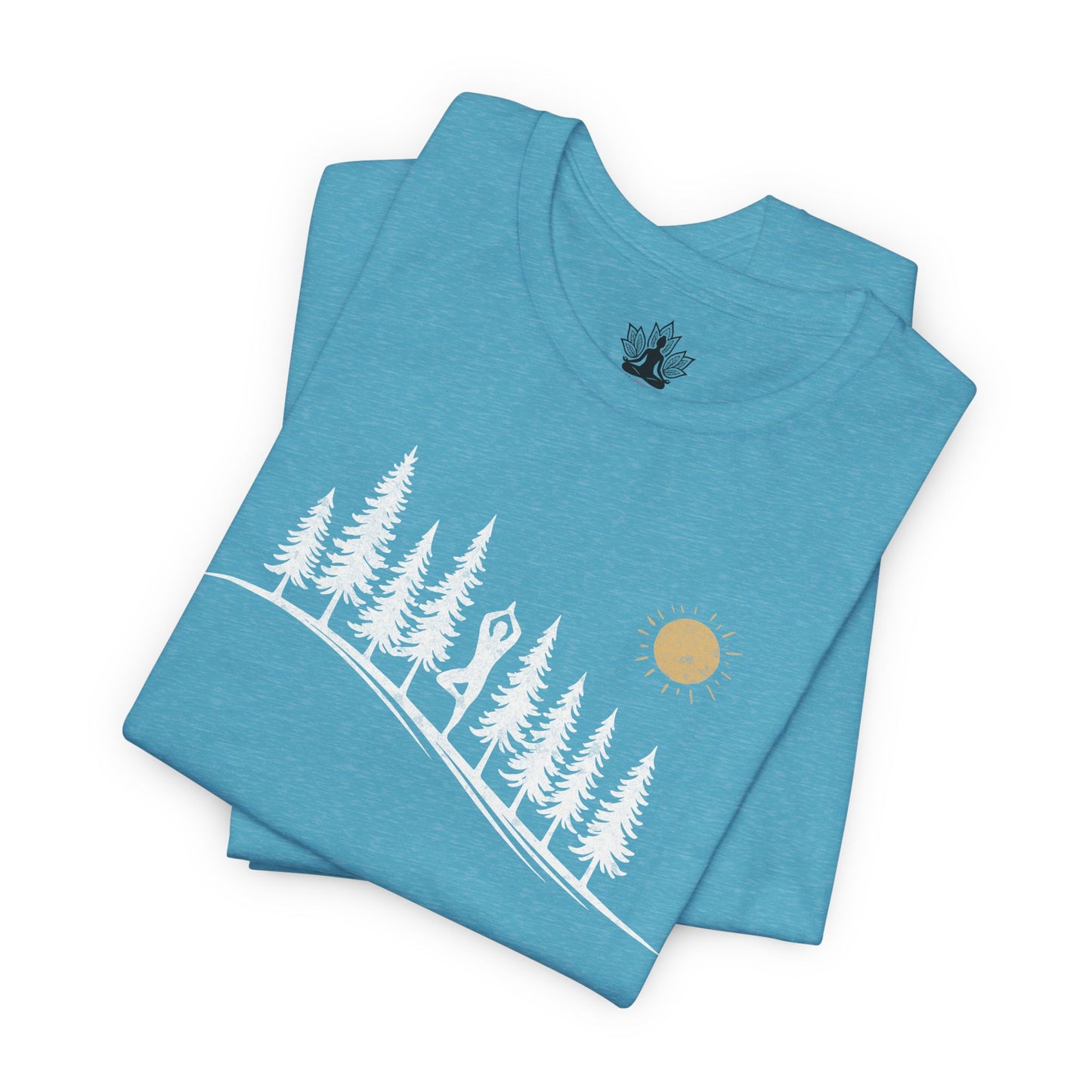 Forest Tree Pose Yoga – Balance in Nature Men Tee