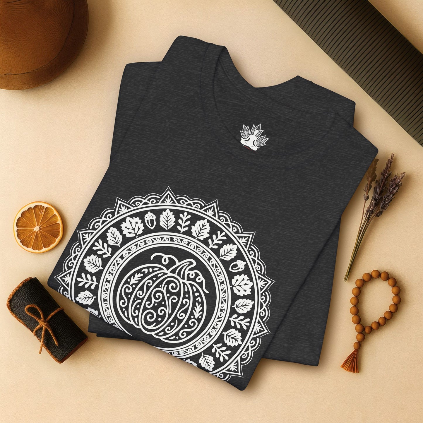 Pumpkin Mandala - Fall Yoga Tee