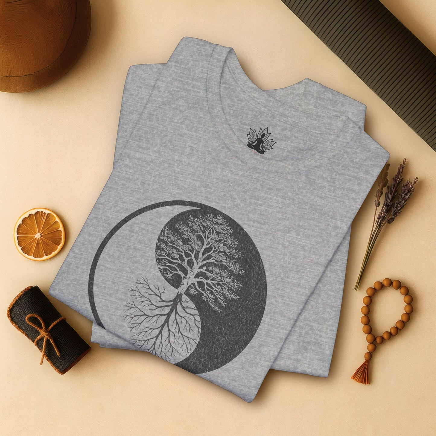 Yin Yang Tree of Balance - Spiritual Nature Tee