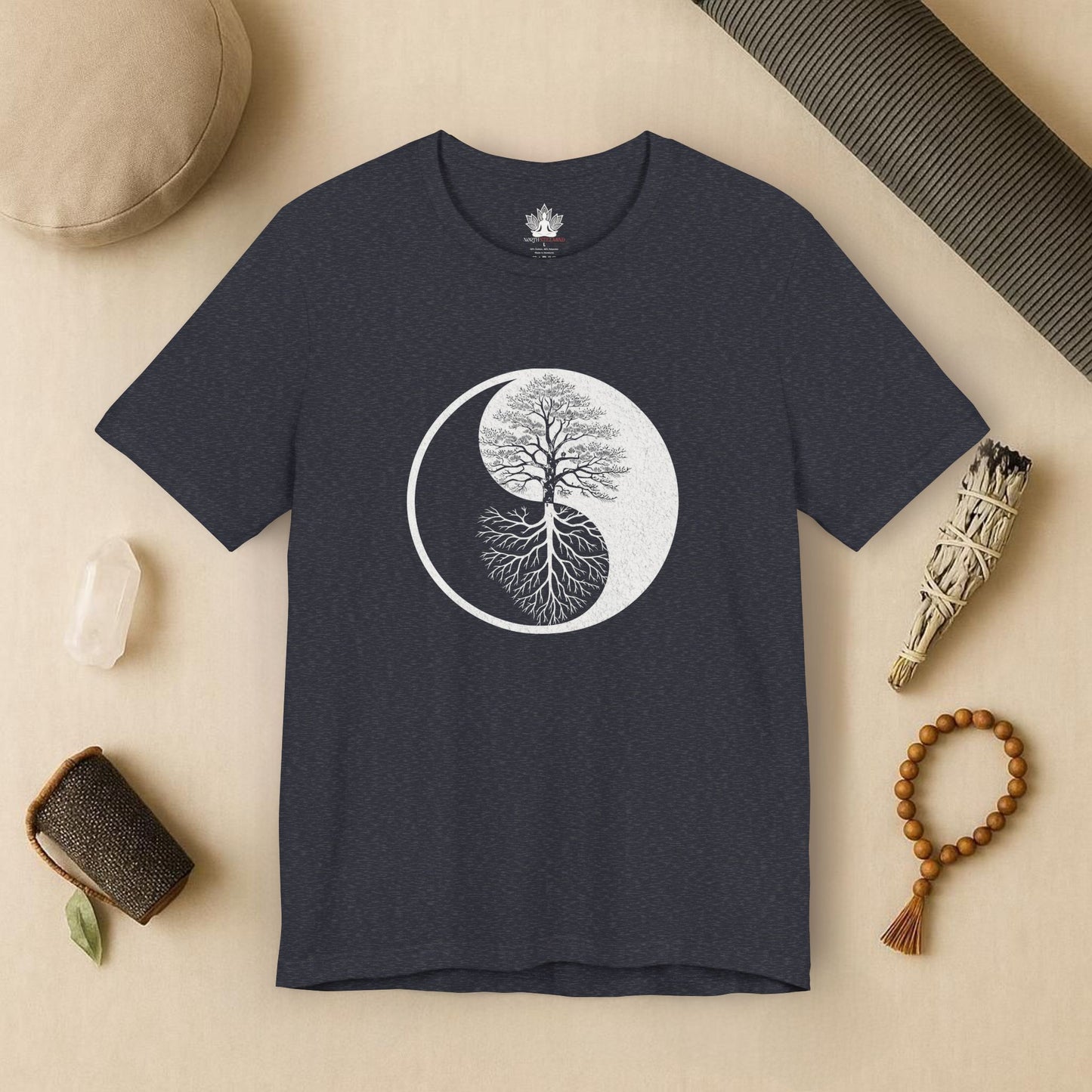 Yin Yang Tree of Balance - Spiritual Nature Tee
