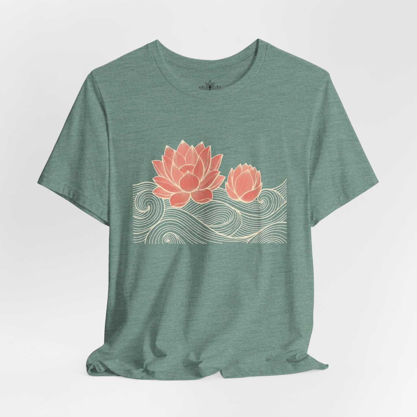Lotus Bloom & Retro Waves Tee