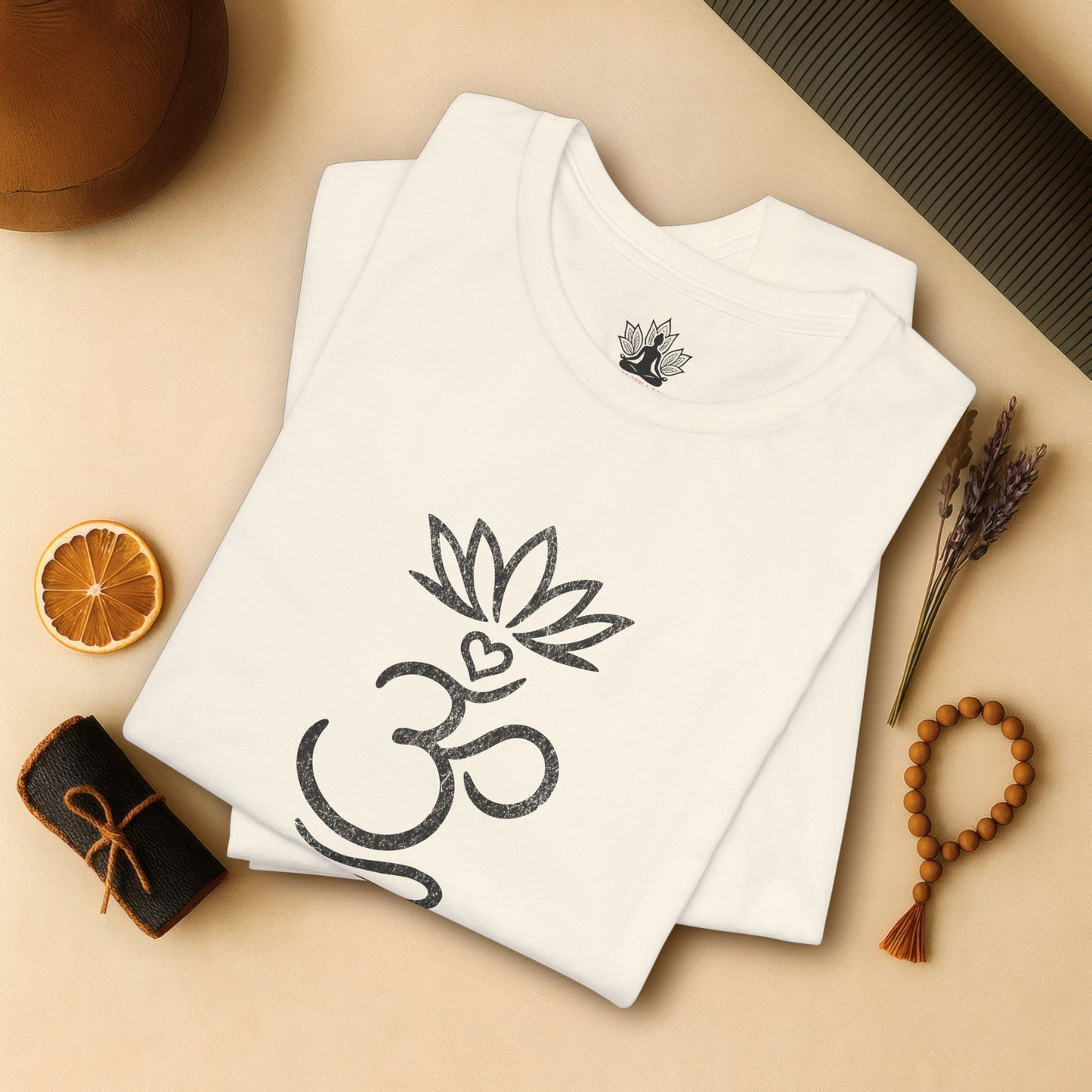 Sacred Harmony – Vintage Om Lotus Tee