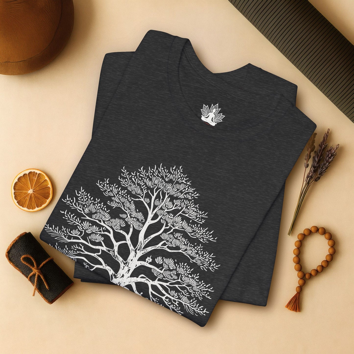 Sacred Tree of Life – Yoga Nature Minimalist Tee