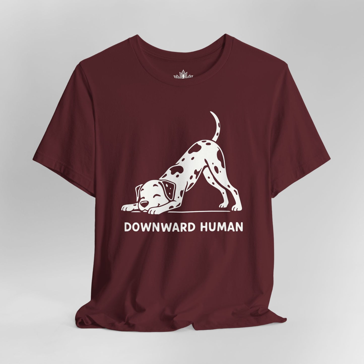 Downward Human - Cute Dalmatian Tee