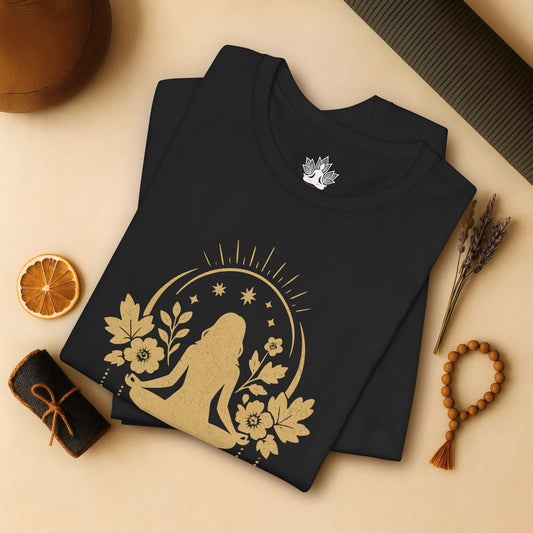 Mystic Meditation – Floral Dreamcatcher Tee
