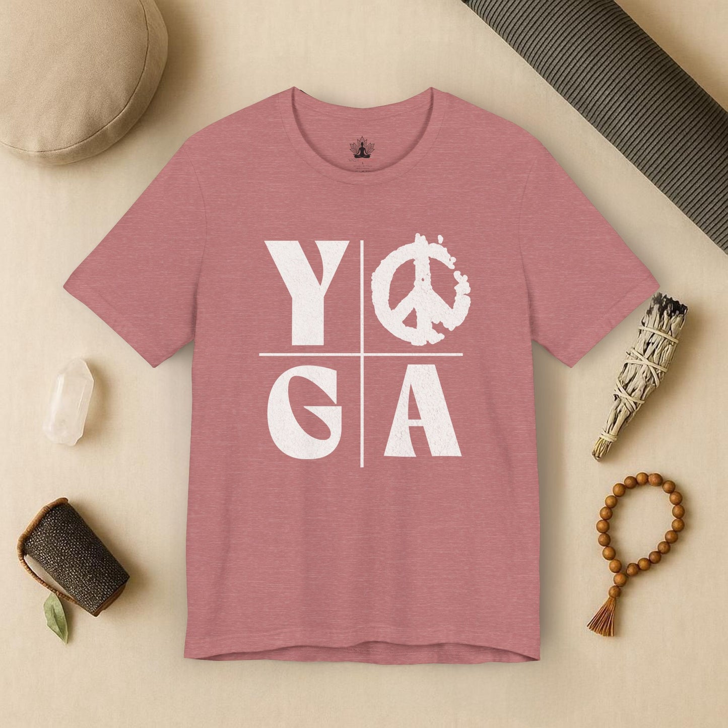 Bold Yoga – Modern Grid Tee