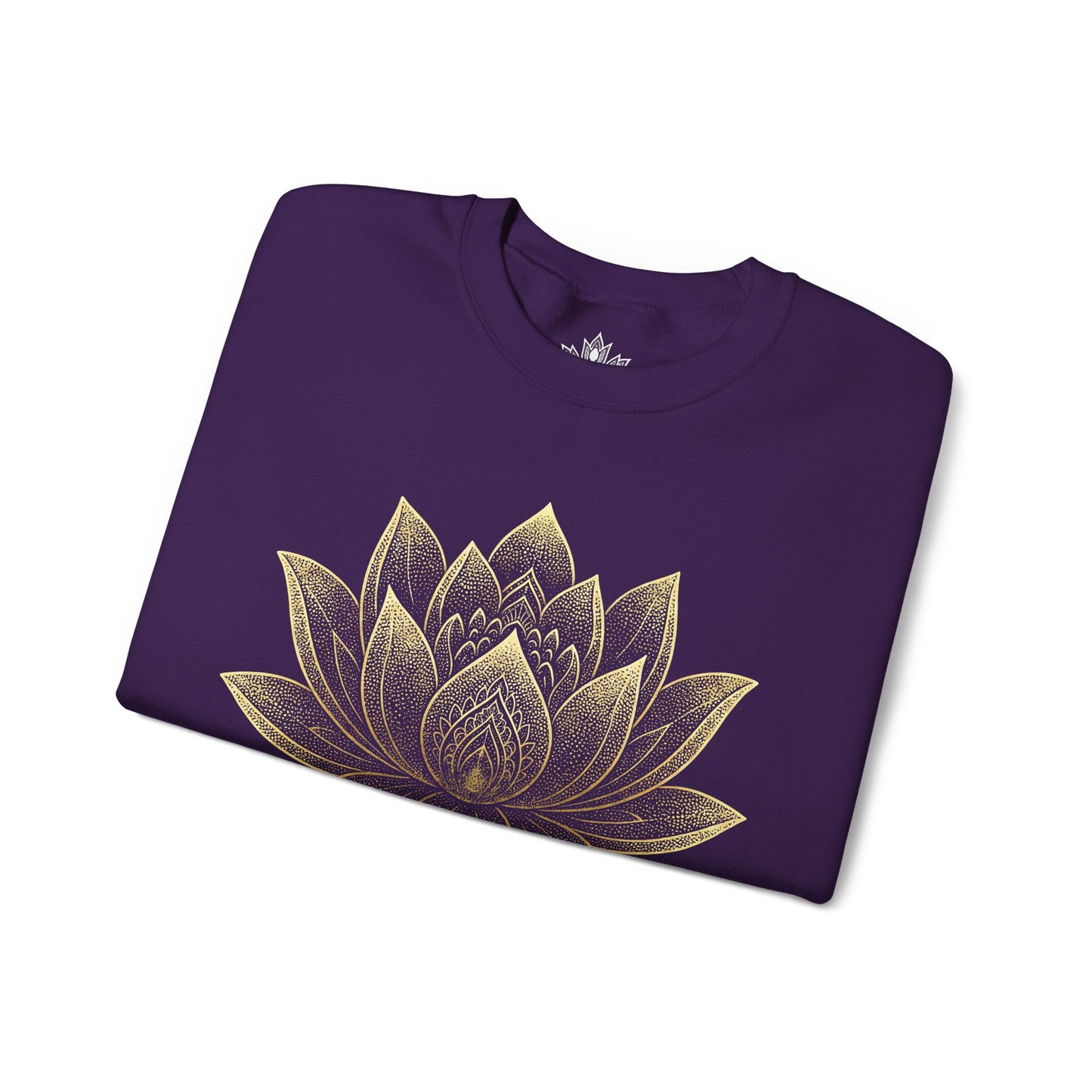 Sweat-shirt Fleur de lotus dorée