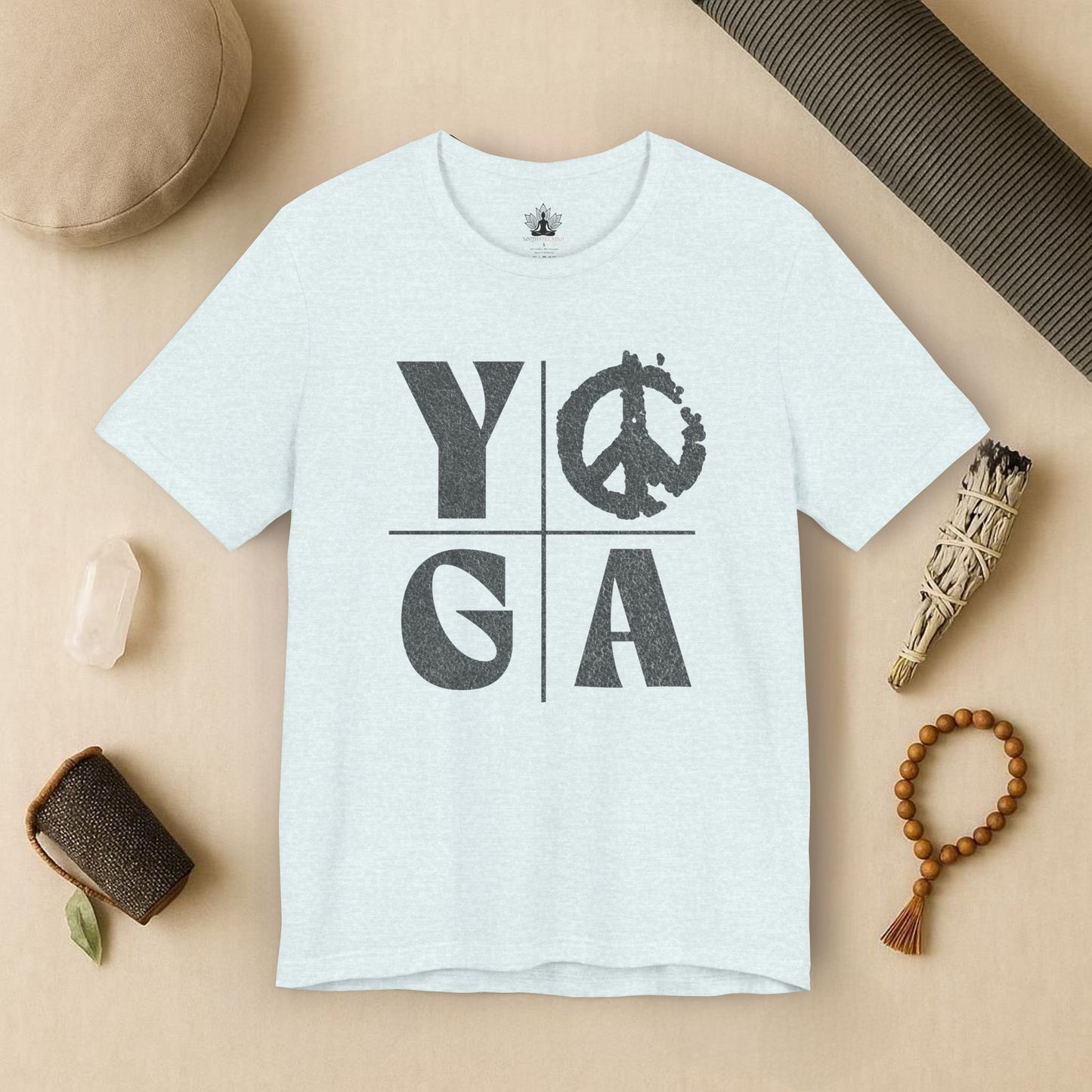 Bold Yoga – Modern Grid Tee