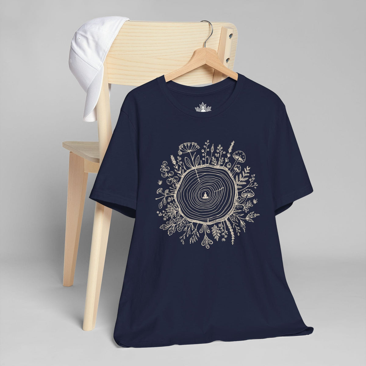 Printify T-Shirt The Quiet Center Botanical Men Tee The Quiet Center Botanical Men Tee
