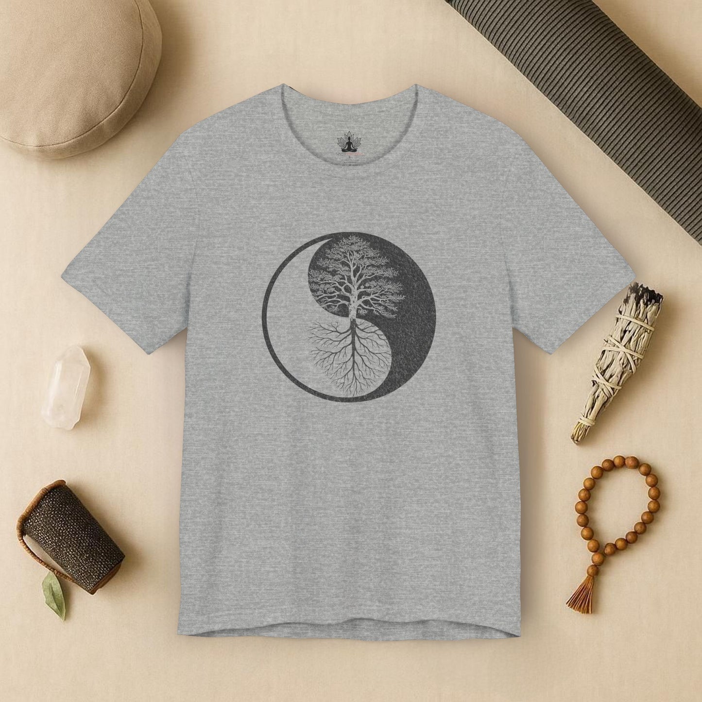 Yin Yang Tree of Balance - Spiritual Nature Tee