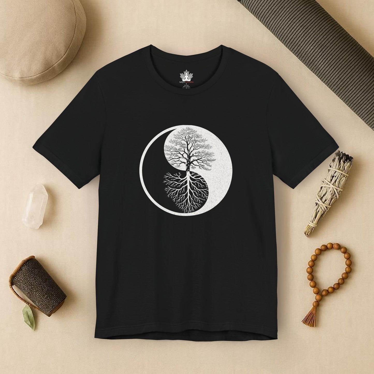 Yin Yang Tree of Balance - Spiritual Nature Tee