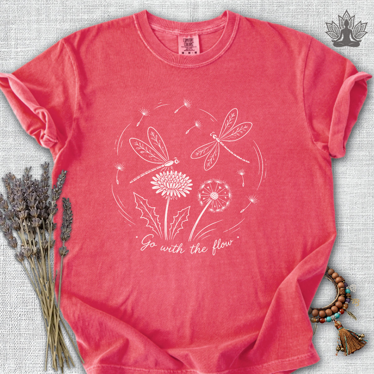 Dragonflies Go With The Flow Comfort Colors® Tee