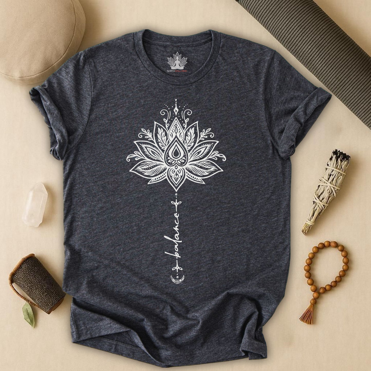 Balance Within – Lotus Yoga Tee