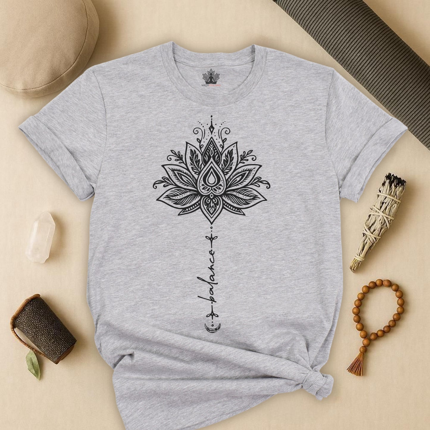Balance Within – Lotus Yoga Tee