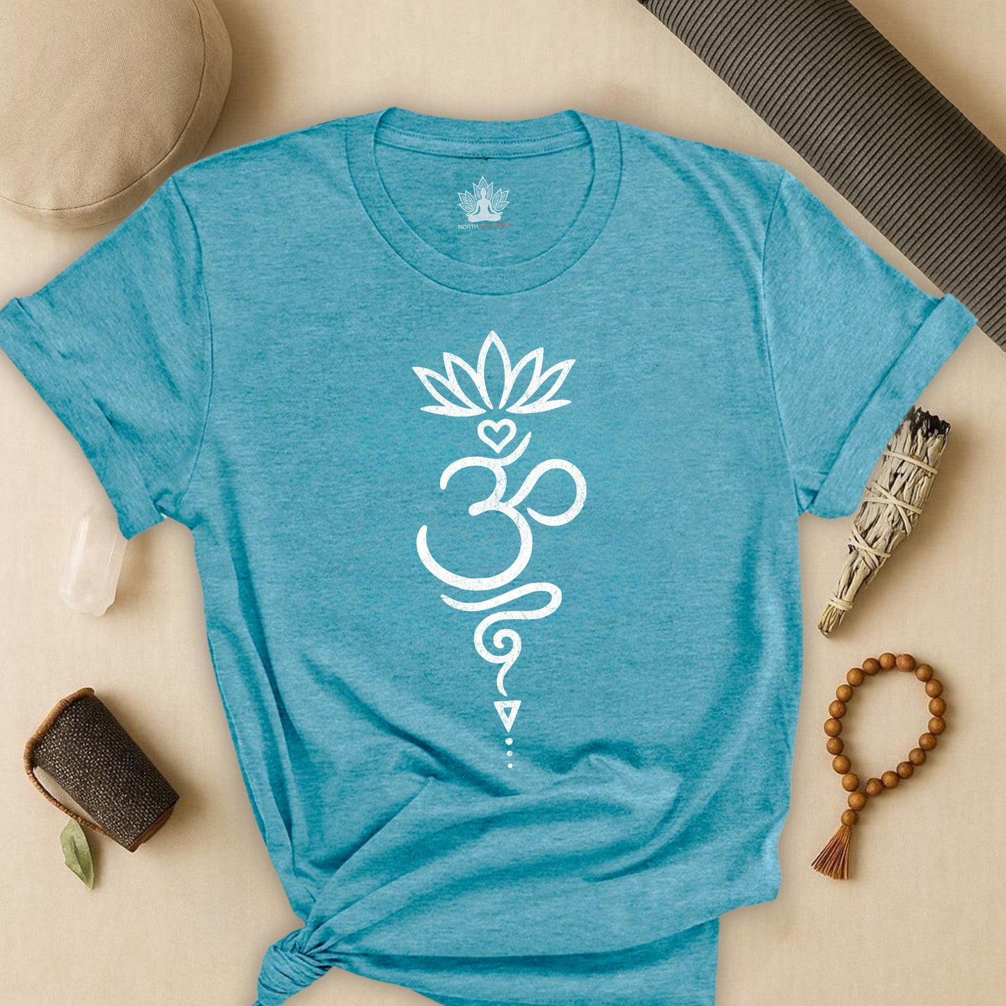 Sacred Harmony – Vintage Om Lotus Tee