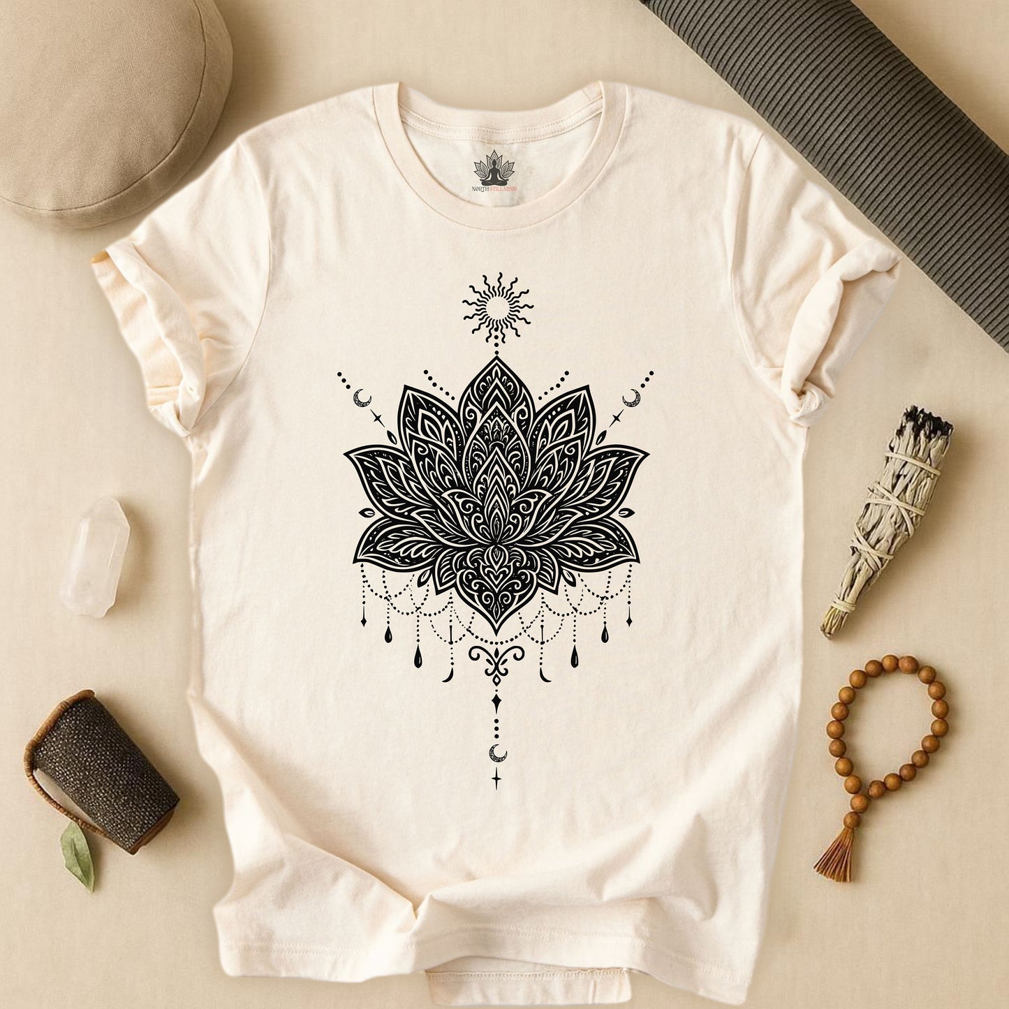 Celestial Lotus – Mystic Yoga Tee