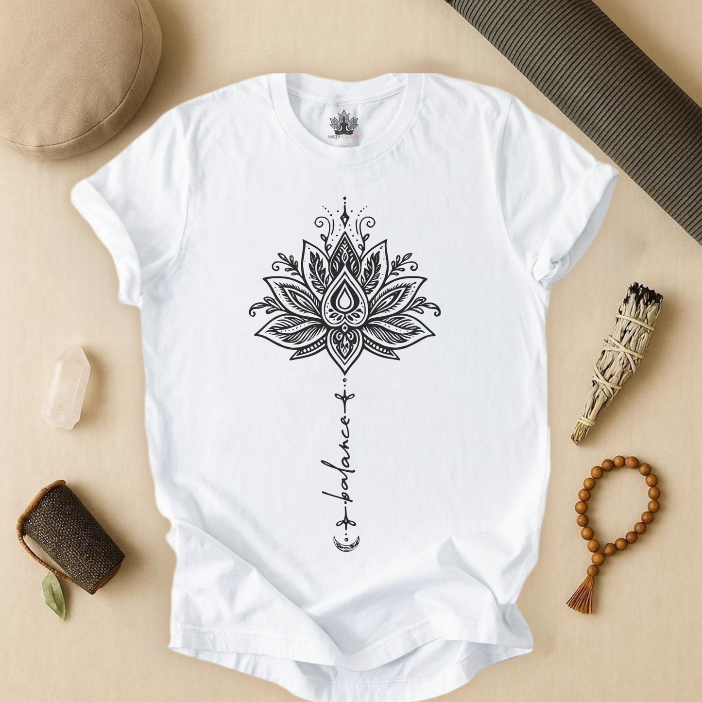 Balance Within – Lotus Yoga Tee