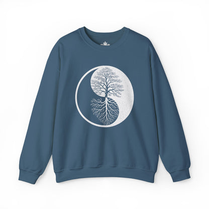 Arbre Yin Yang - Sweat-shirt à racines miroir