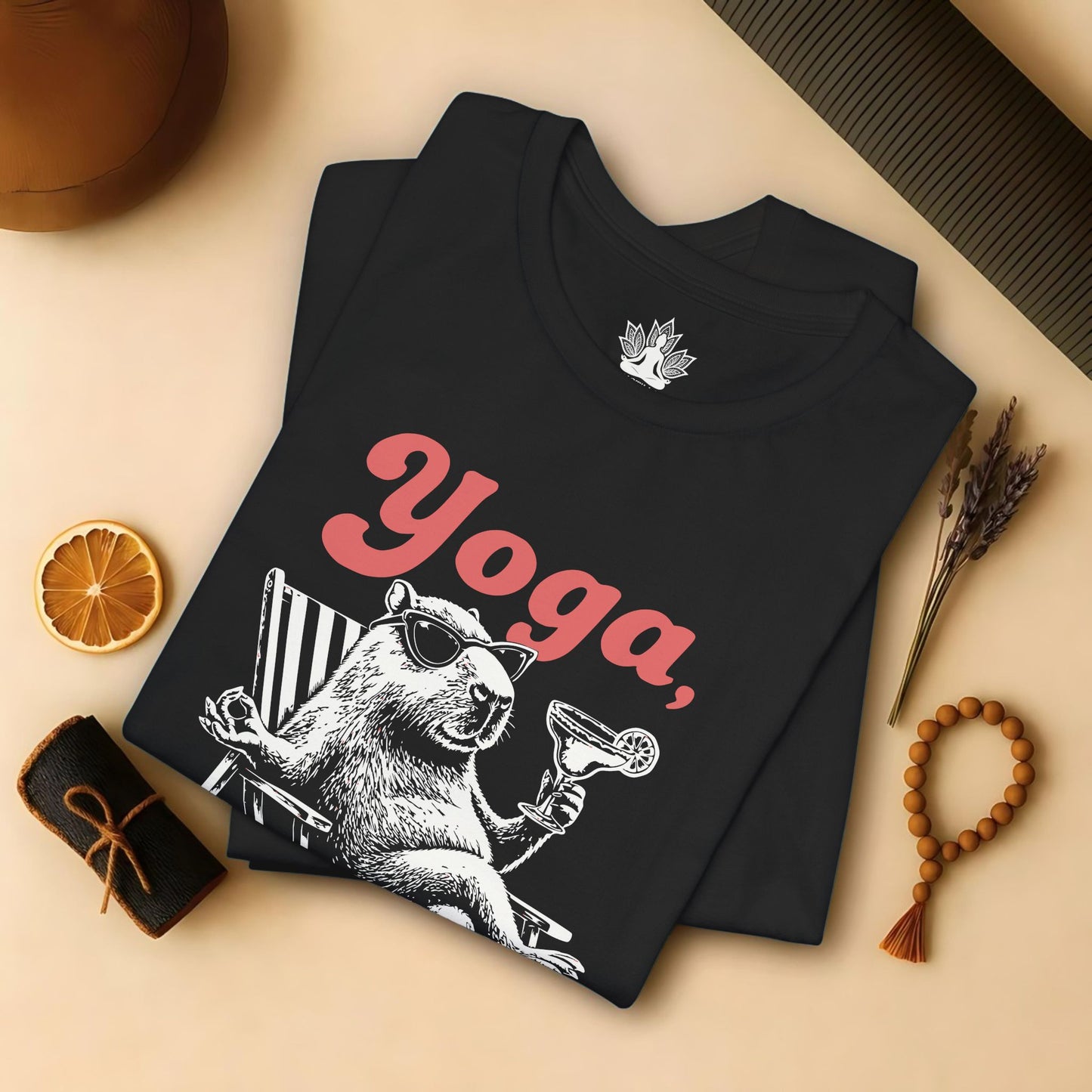 Capybara Yoga, Playa & Margarita Tee