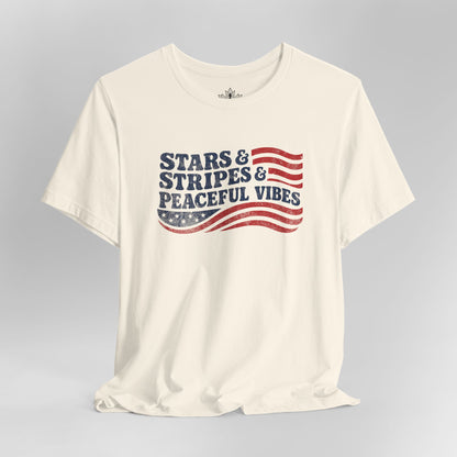 Stars & Stripes & Peaceful Vibes Tee