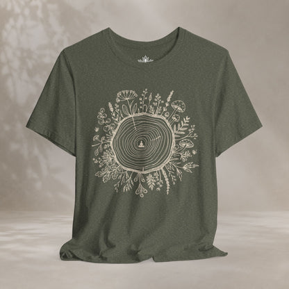 The Quiet Center Botanical Tee
