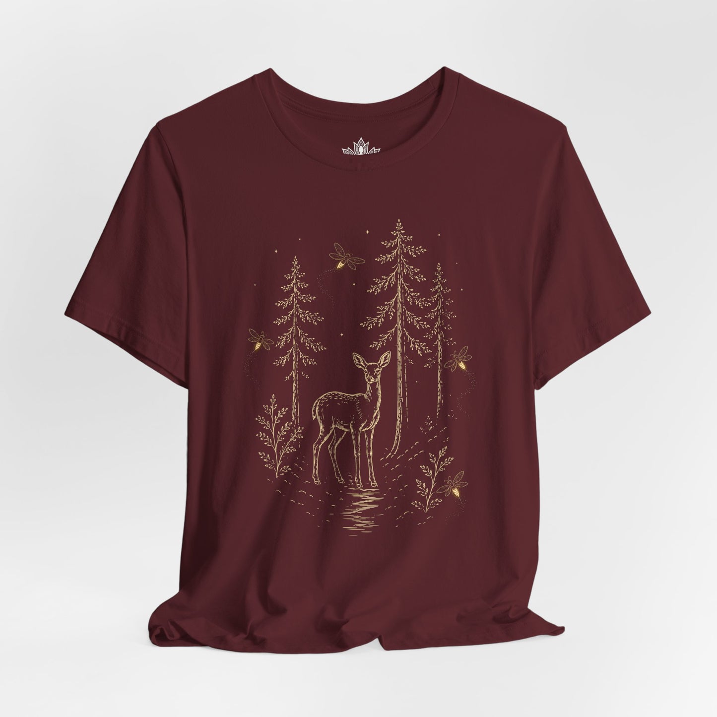 The Quiet Path Doe & Fireflies Tee