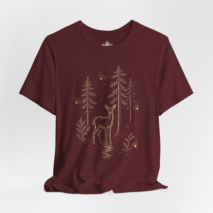 The Quiet Path Doe & Fireflies Tee