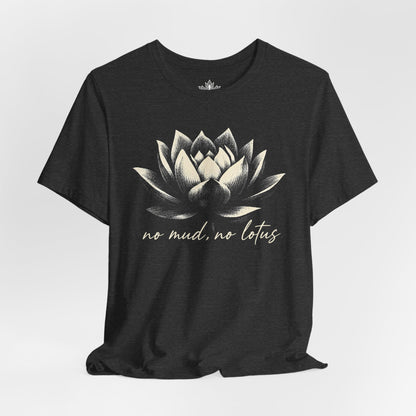 No Mud, No Lotus Shadow Art Tee