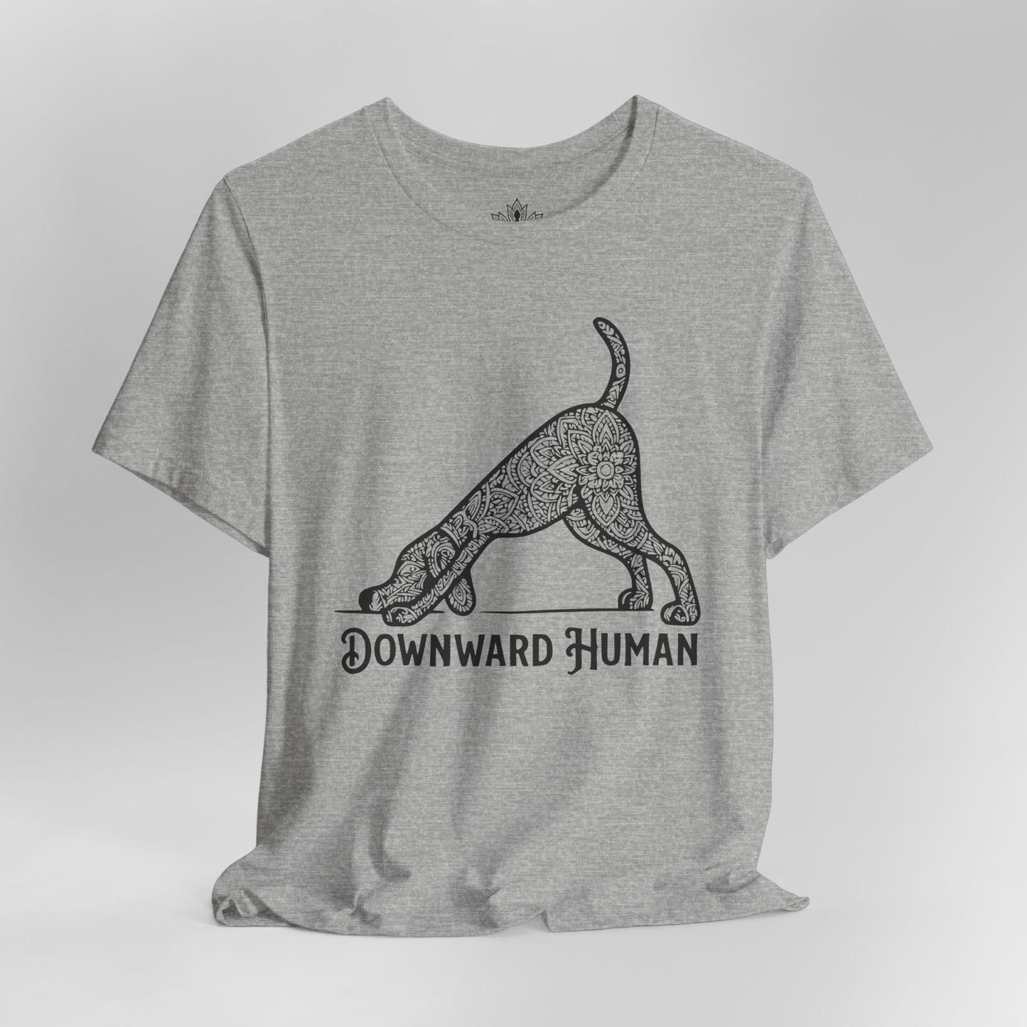 Downward Human Mandala Dog Tee