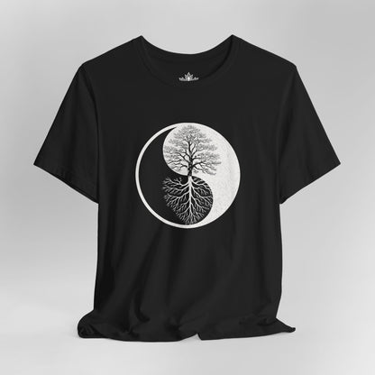 Yin Yang Tree of Balance - Spiritual Nature Tee