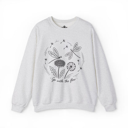 Go With The Flow Delicate Dragonflies Sweatshirt