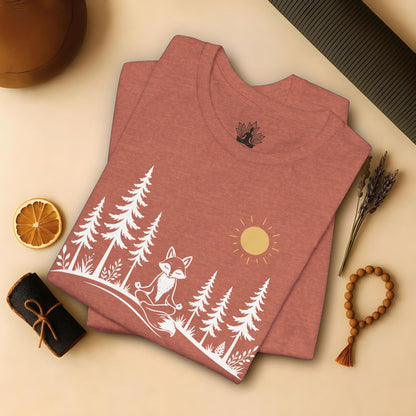Peaceful Forest Fox Tee