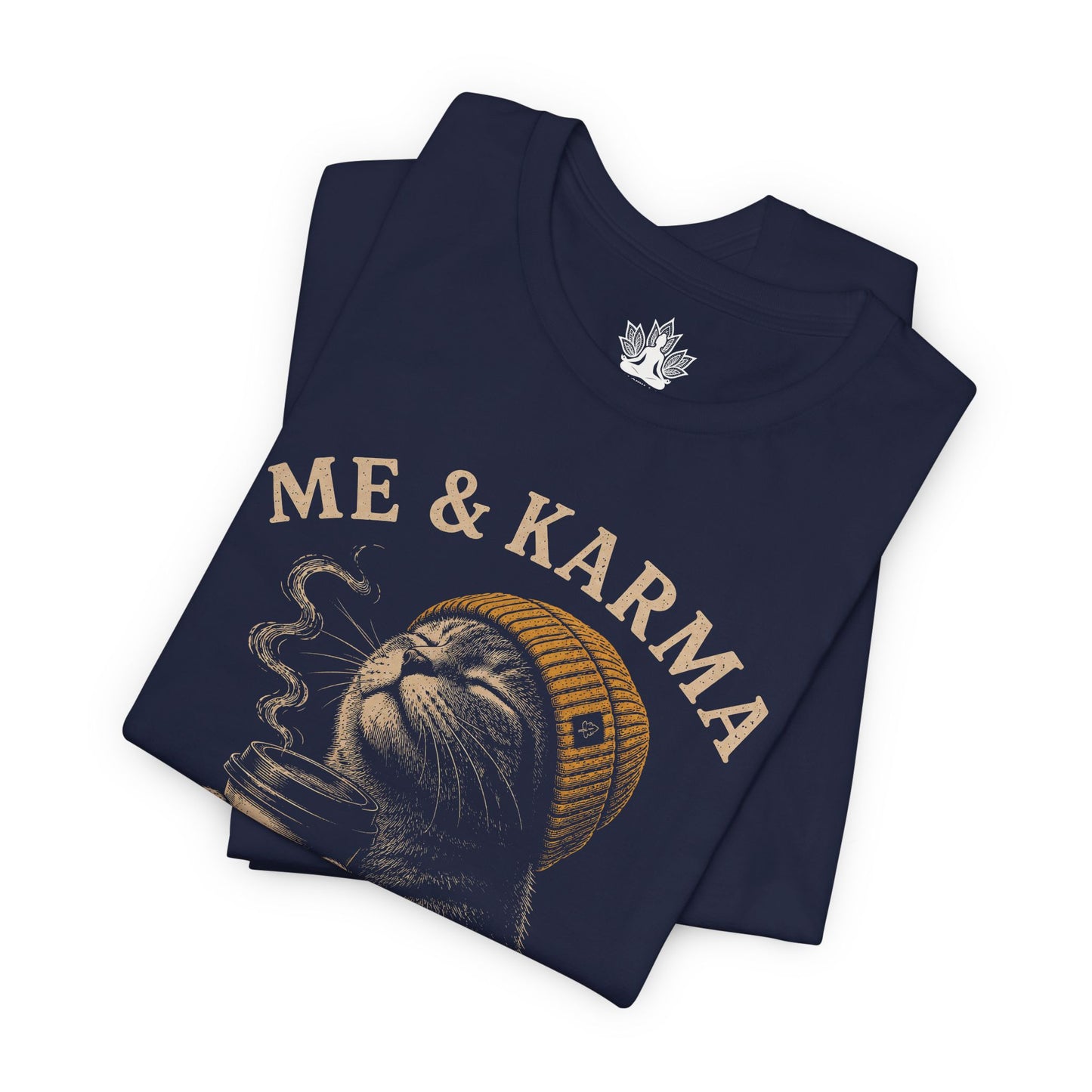 Me & Karma Vibe Like That Cat Men Tee