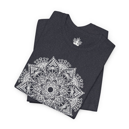 Dragonflies & Flowers Mandala