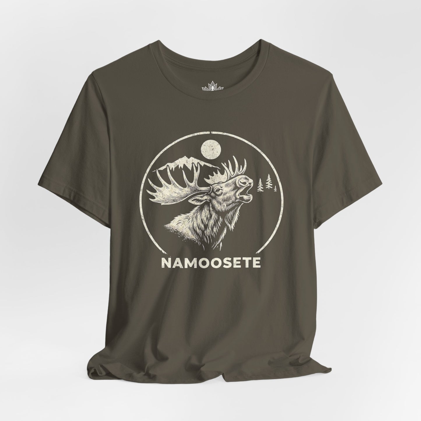 Namoosete Yoga Moose – Mindful Men Tee