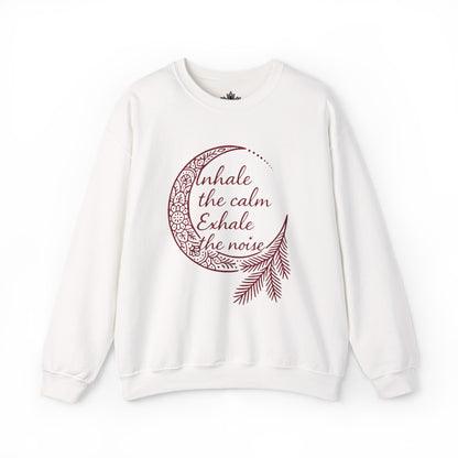 Inhale Calm Exhale Noise - Cozy Sweatshirt