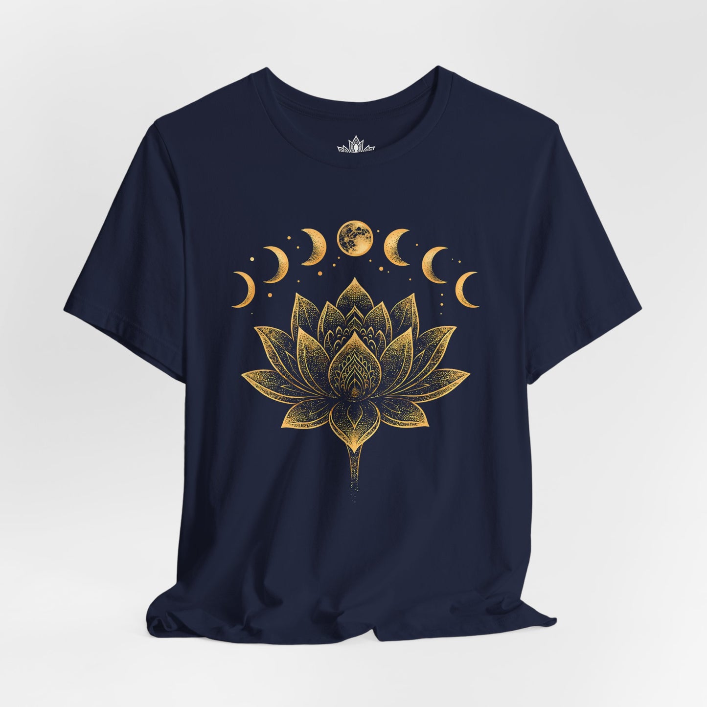 Golden Lotus & Moon Phases Tee