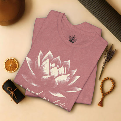 No Mud, No Lotus Shadow Art Tee