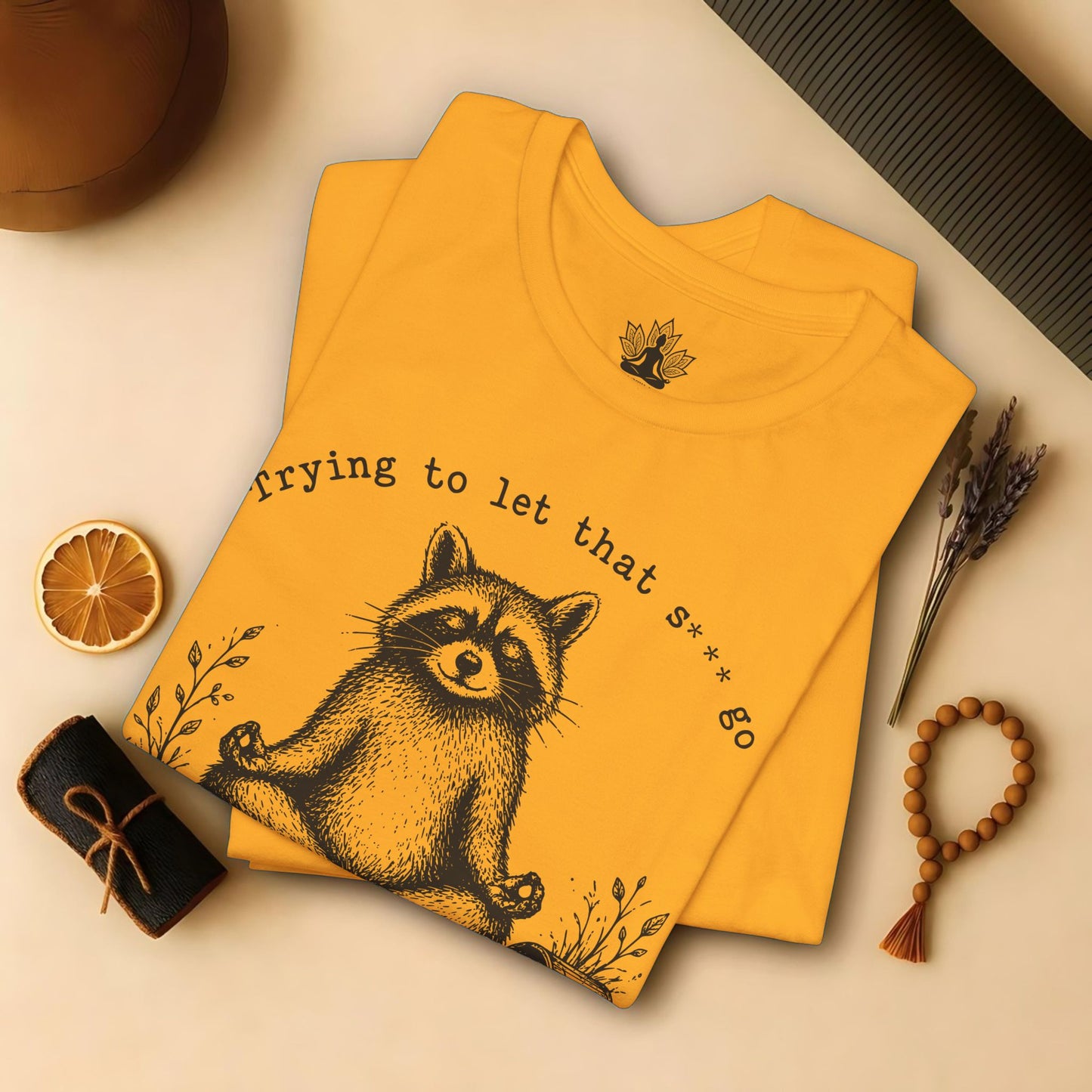 Trying To Let It Go Raccoon Tee