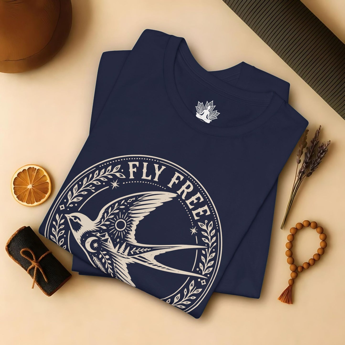 Fly Free, Little Bird Badge Tee