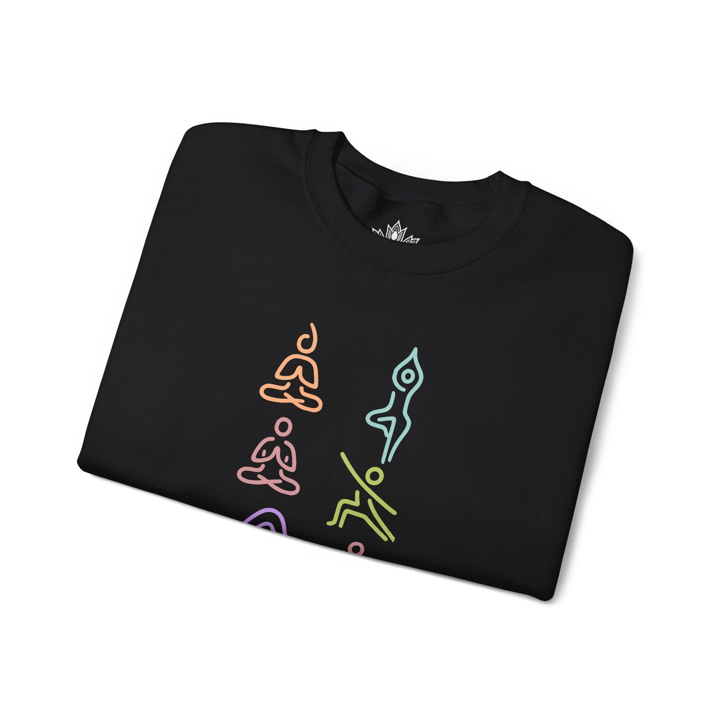 Line Art Yoga Poses Sweatshirt