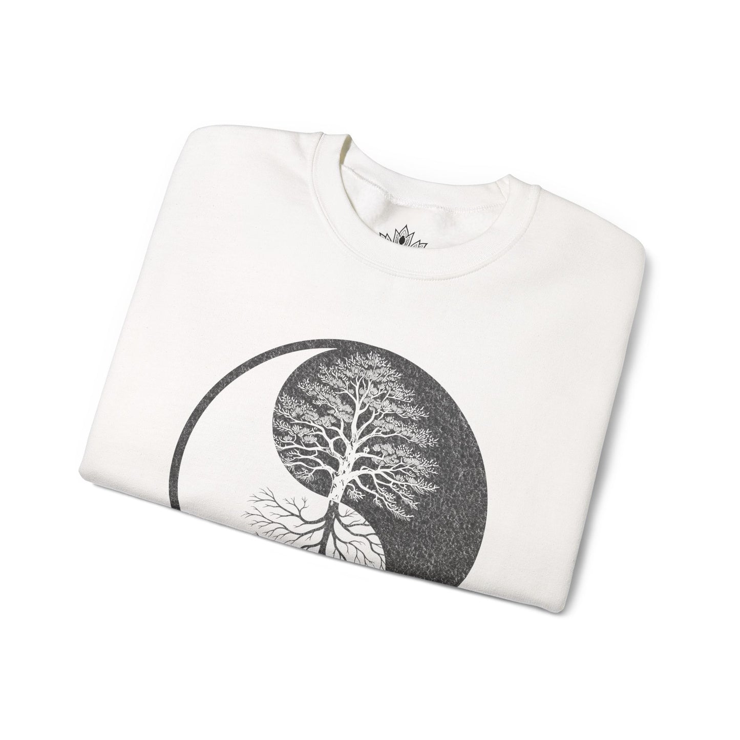 Arbre Yin Yang - Sweat-shirt à racines miroir