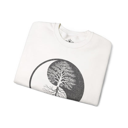 Arbre Yin Yang - Sweat-shirt à racines miroir