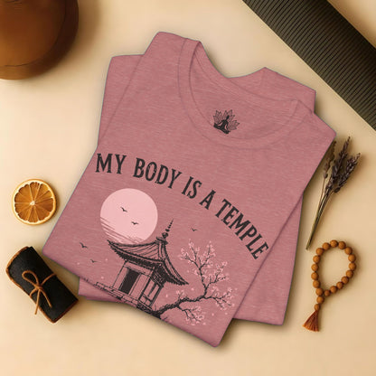 My Body Is A Temple: Ancient, Crambling, Still Sacred Tee