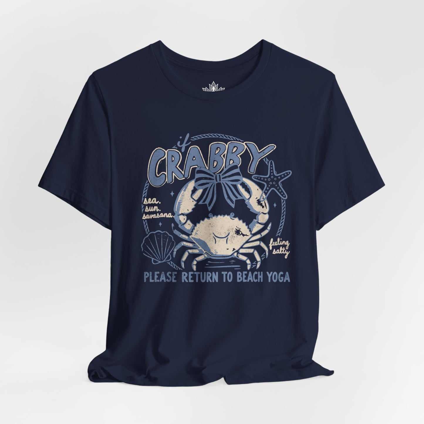 If Crabby, Return To Beach Yoga Tee