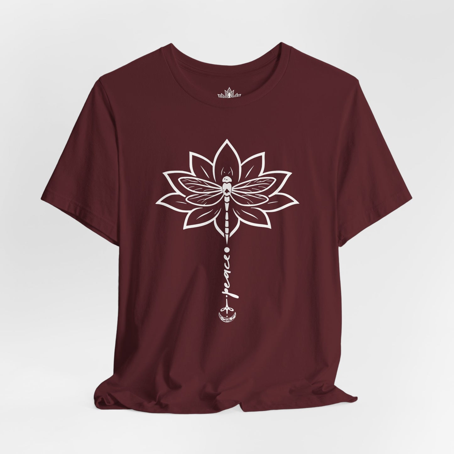 Peace Lotus Dragonfly – Mindful Nature Tee