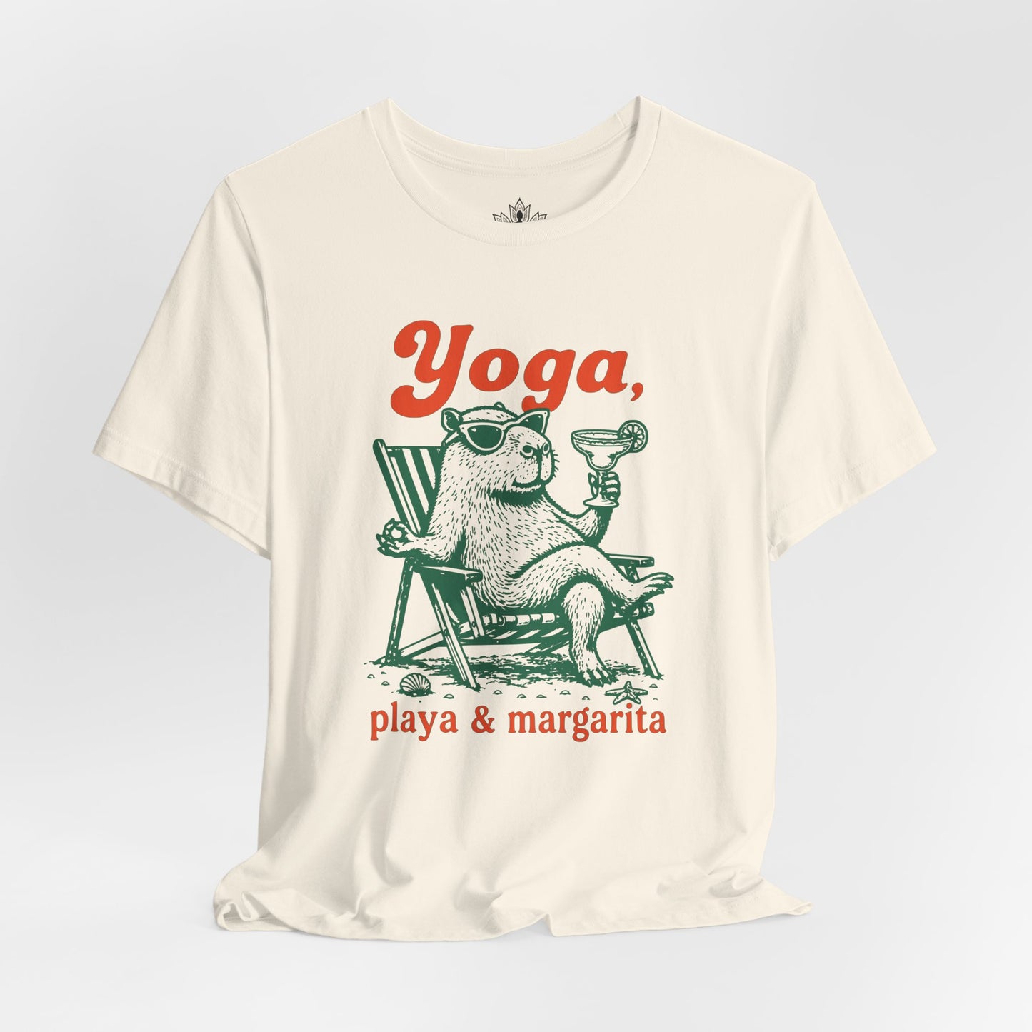 Capybara Yoga, Playa & Margarita Tee