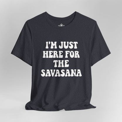 Savasana Only – Funny Yoga Men Tee