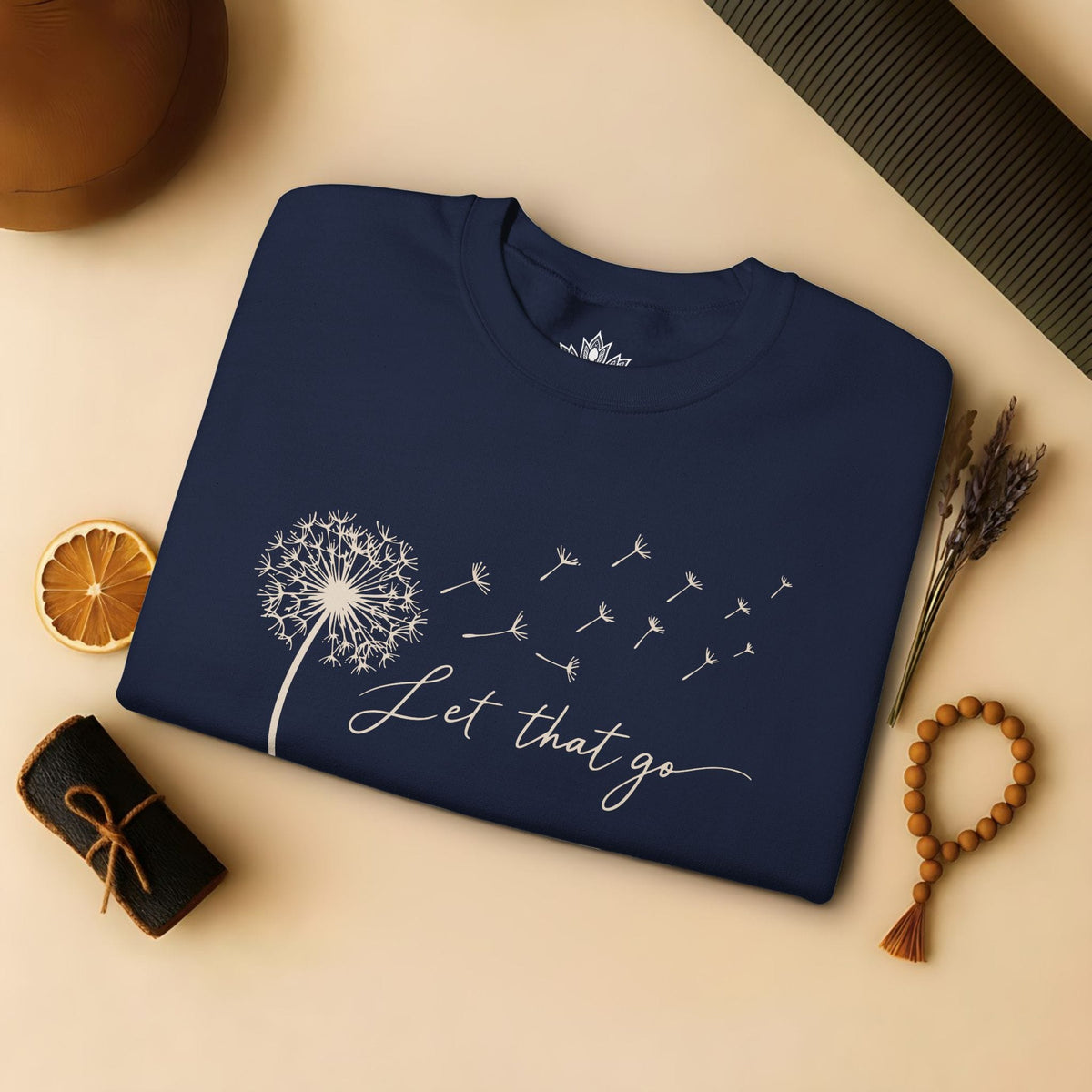 Printify Sweatshirt Let That Go Dandelion Sweatshirt Let That Go Dandelion Sweatshirt