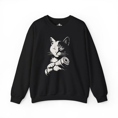 Cat Shadow Art Sweatshirt